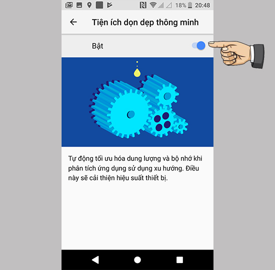 Kích hoạt tính năng